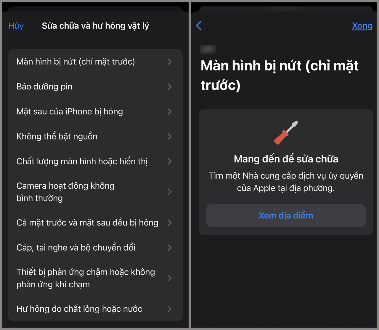 Cách liên hệ hỗ trợ Apple