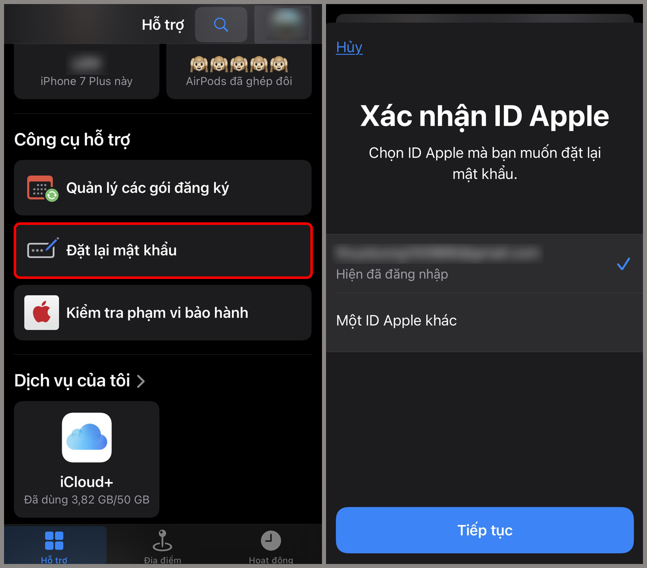 Cách liên hệ hỗ trợ Apple