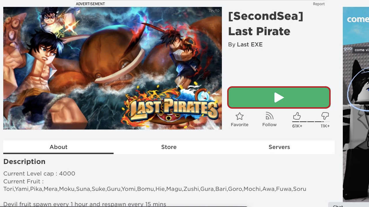 Code Last Pirate Roblox mới nhất 2021