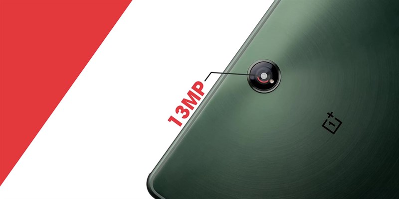 OnePlus Pad được trang bị một camera duy nhất ở mặt sau, có độ phân giải 13 MP.