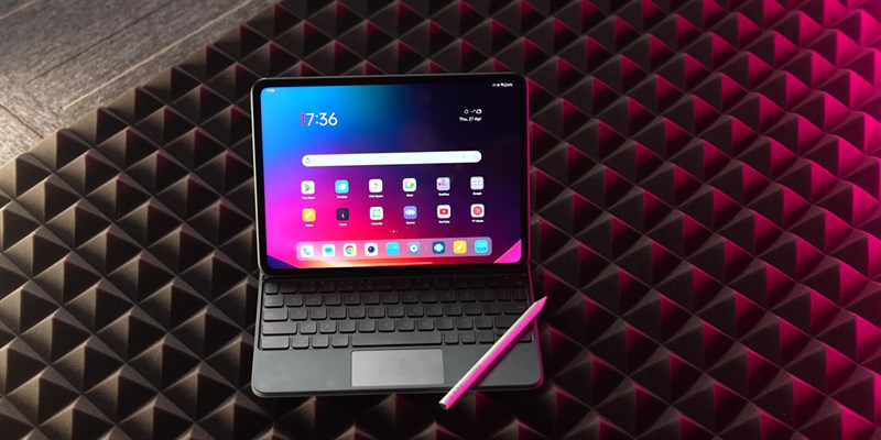 Bàn phims của OnePlus Pad có thiết kế dạng chiclet.