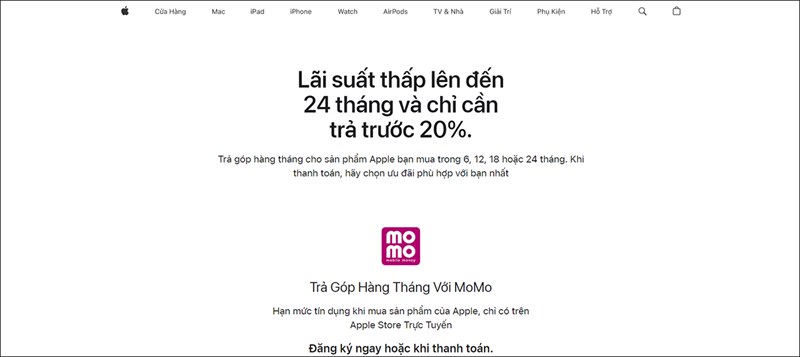 Apple Store trực tuyến Việt Nam chính thức đi vào hoạt động