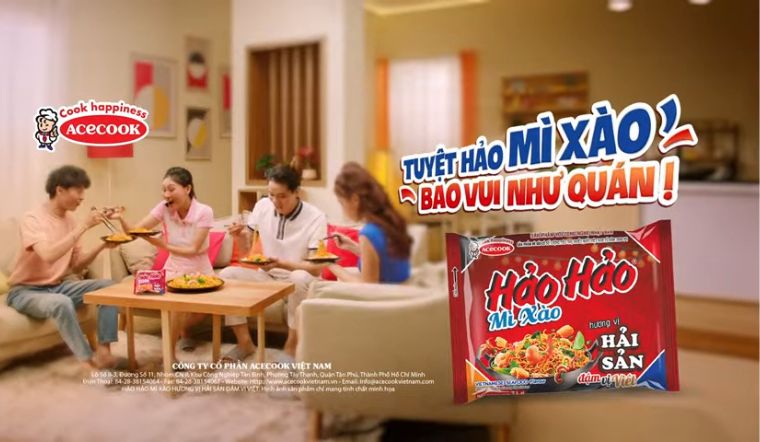 Acecook ra mắt “siêu phẩm” mùa hè - Hảo Hảo mì xào hương vị hải sản đậm vị Việt