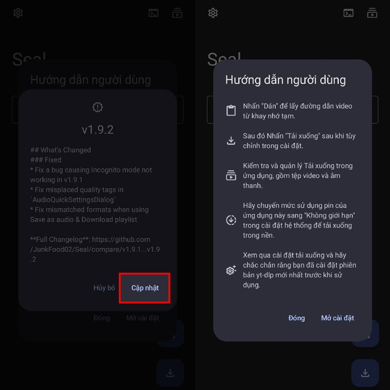 Ứng dụng tải video trên Android