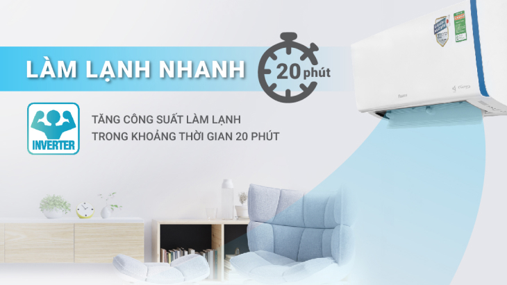 Chế độ làm lạnh nhanh Powerful