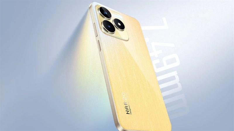 realme Narzo N53 được trang bị viên pin lớn 5.000 mAh