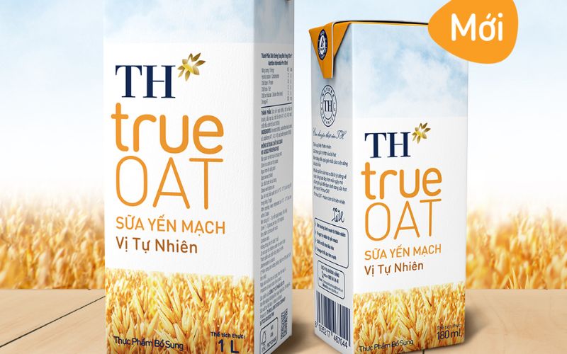 Sữa yến mạch TH true OAT có bao bì gọn nhẹ và mang nhiều dưỡng chất thiết yếu