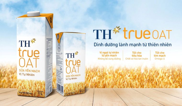 TH giới thiệu dòng sản phẩm sữa yến mạch vị tự nhiên TH TRUE OAT mới 