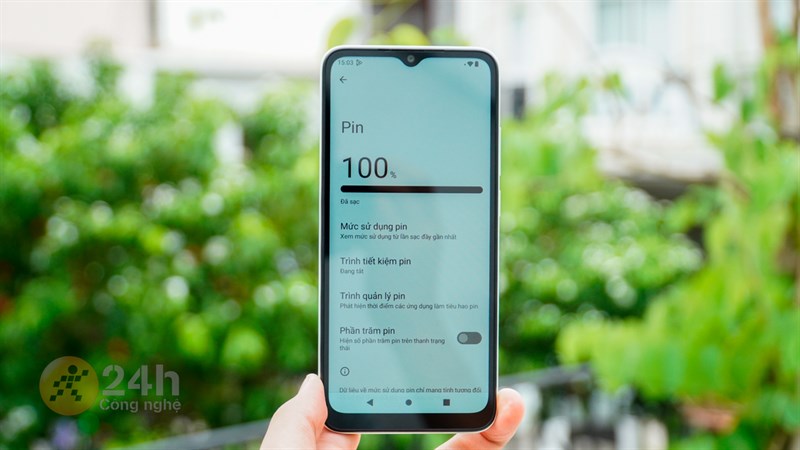 Thiết bị còn có thể mang lại thời gian sử dụng lâu dài với viên pin 5.000 mAh Thiết bị còn có thể mang lại thời gian sử dụng lâu dài với viên pin 5.000 mAh