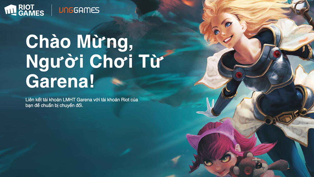 Cách gửi thông tin tài khoản Garena sang trọng Riot Games