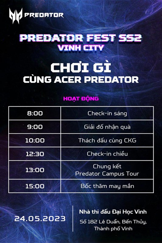 Sự kiện Predator Fest SS2 sắp diễn ra