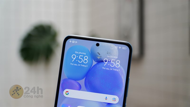 Chụp ảnh chân dung selfie trên Redmi Note 12 đã có camera trước hỗ trợ AI