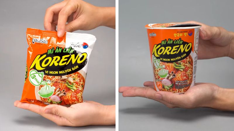 Mì Koreno kim chi