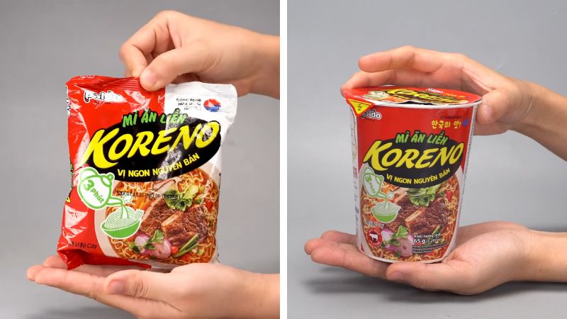 Mì Koreno bò cay