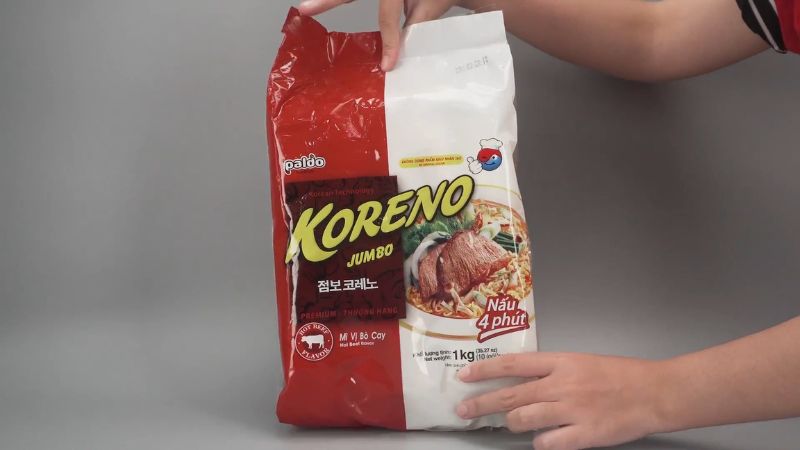 Mì Koreno Jumbo bò cay