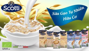 Dinh dưỡng mỗi ngày với các loại sữa gạo hữu cơ từ Riso Scotti