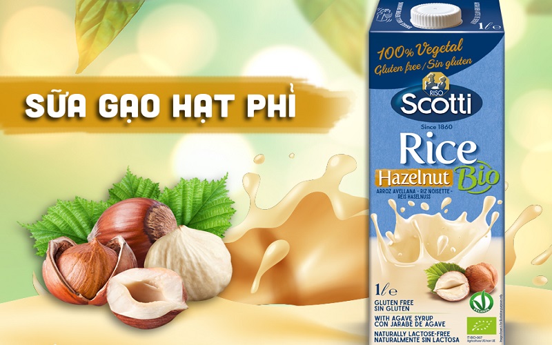 Sữa Gạo Hạt Dẻ Hữu Cơ Riso Scotti