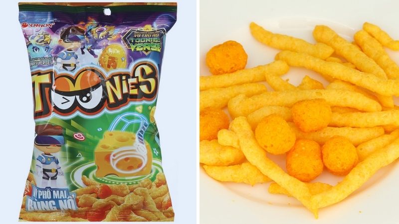 Snack Toonies vị phô mai bùng nổ