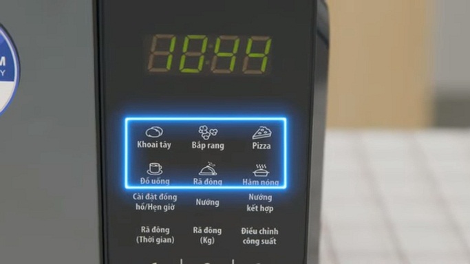 Chương trình nấu thường sử dụng được cài đặt sẵn