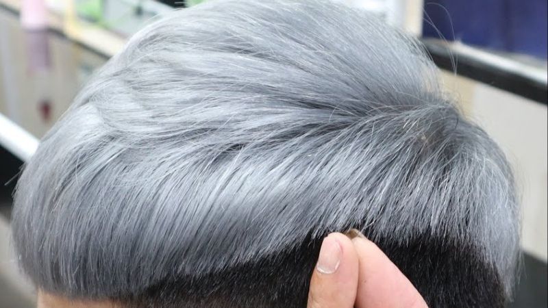 8 kiểu nhuộm tóc nam màu khói hot trend nhất hiện nay