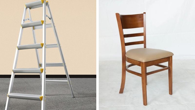 Set up ladder or chair