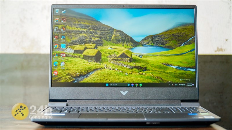Màn hình HP VICTUS 15 có kích thước 15.6 inch và chất lượng hiển thị tốt Màn hình HP VICTUS 15 có kích thước 15.6 inch và chất lượng hiển thị tốt
