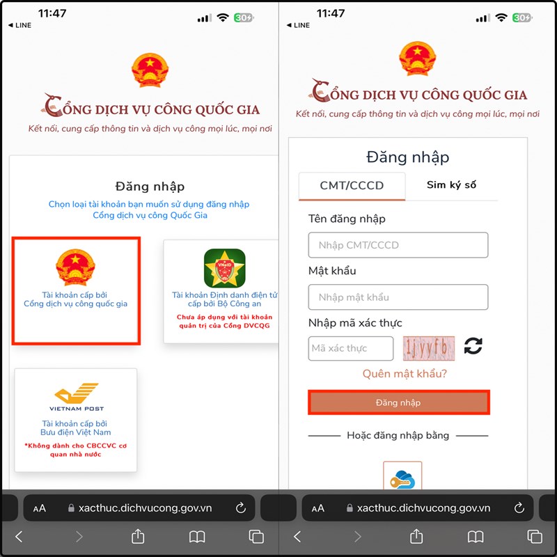 Cách thay đổi thông tin email của tài khoản VssID