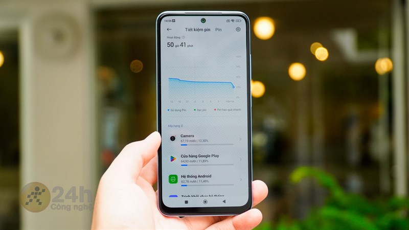 Đánh giá pin Redmi Note 12S