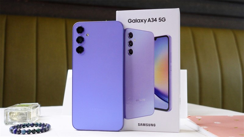Galaxy A34 giá rẻ quá, giảm ngay 1 triệu đồng hoặc tặng ngay SIM free 3.5GB data/ngày