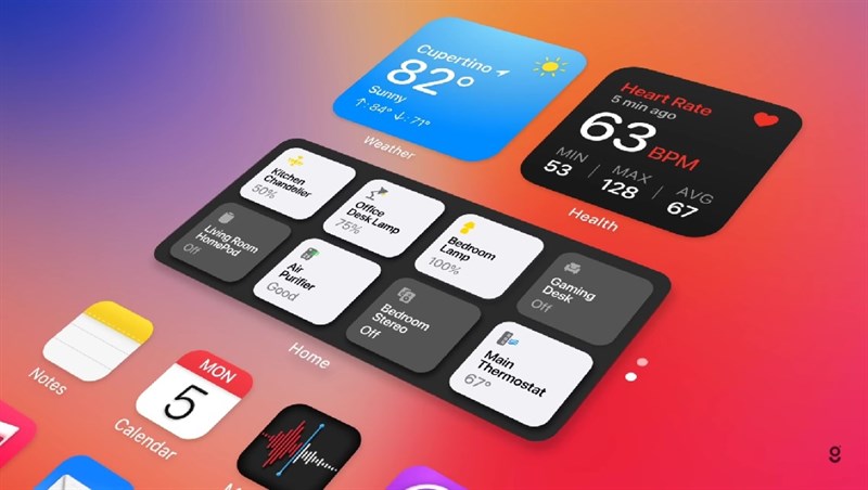 Biểu tượng mới trên iOS 17 concept