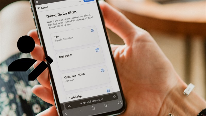 Cách thay đổi thông tin cá nhân trên ID Apple