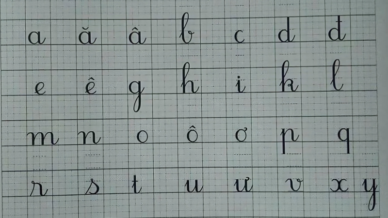 Cho trẻ làm quen với chữ viết thường trước