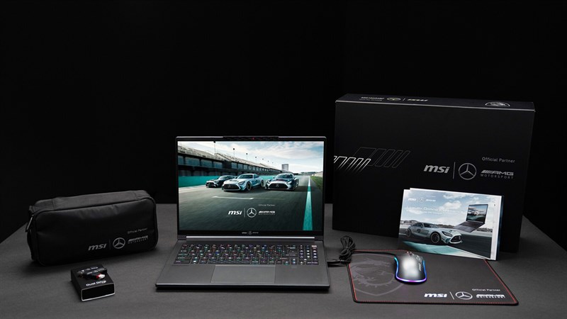 Laptop gaming MSI Stealth 16 Mercedes-AMG Motorsport