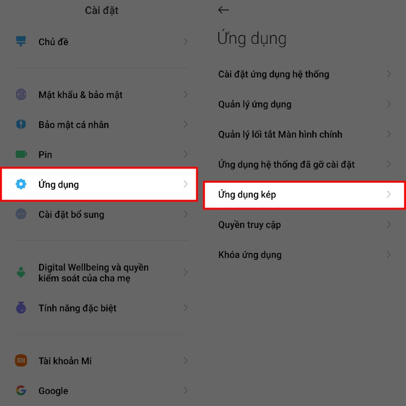 Cách nhân đôi ứng dụng trên Redmi Note 12 Pro Cách nhân đôi ứng dụng trên Redmi Note 12 Pro