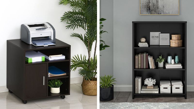To keep the living room tidy and comfortable, a storage system is necessary