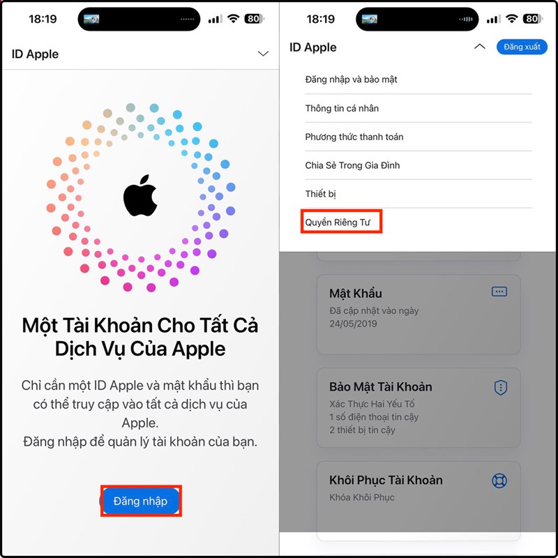 Cách tạm dừng tài khoản iCloud