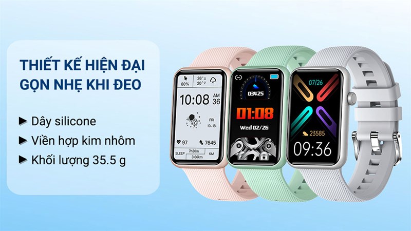 Hé lộ các phiên bản màu sắc và giá bán của BeFit Watch Fit