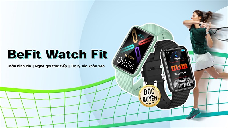 Hé lộ các phiên bản màu sắc và giá bán của BeFit Watch Fit