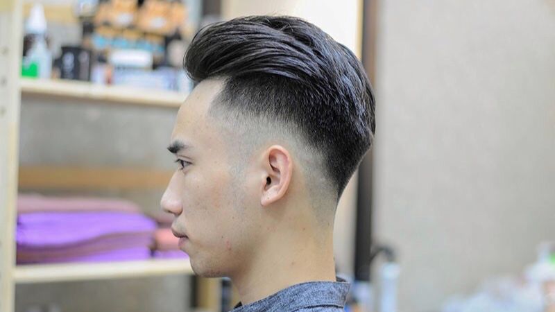 Tóc quiff gáy nhọn