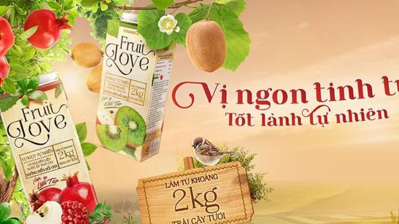 Hướng dẫn sử dụng nước ép trái cây Vinamilk Fruit Love