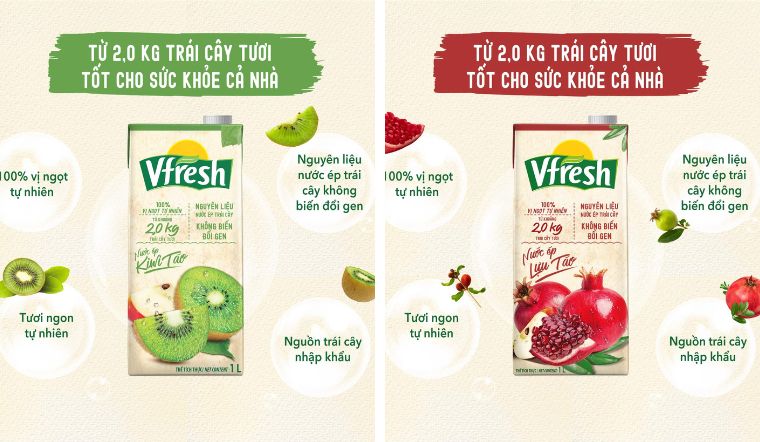 Dòng nước ép trái cây Vinamilk Fruit Love có gì đặc biệt?