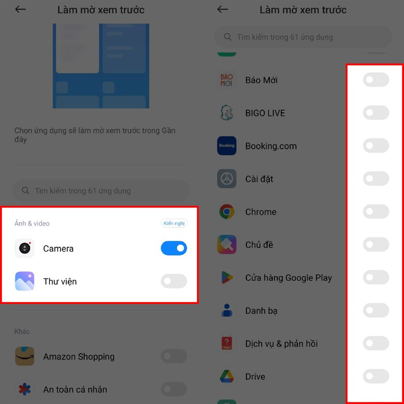 Cách dùng làm mờ xem trước trên Redmi Note 12S Cách dùng làm mờ xem trước trên Redmi Note 12S