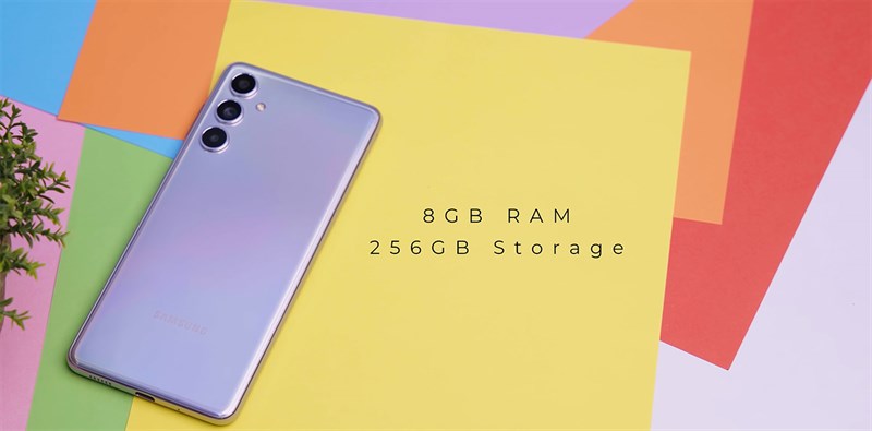 Galaxy F54 còn sở hữu dung lượng RAM đế 8 GB