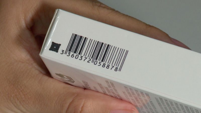 Barcode of perfume