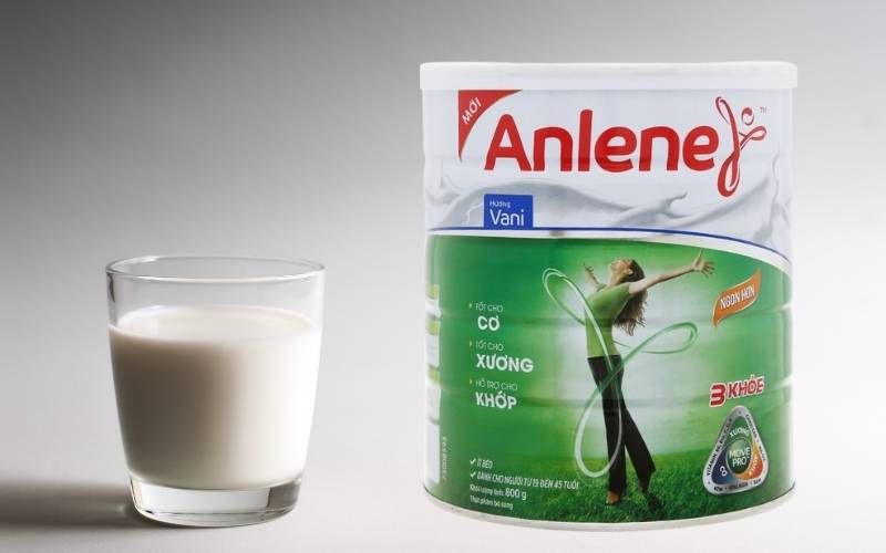 Sữa bổ sung canxi Anlene