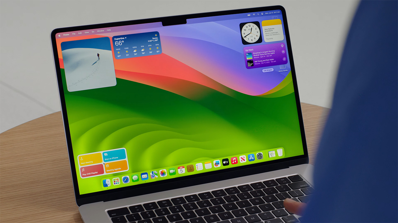 macOS Sonoma có gì mới Desktop Widget tiện lợi, trình bảo vệ màn hình