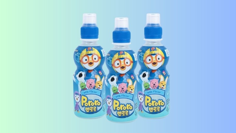 Nước trái cây Pororo vị sữa 235ml