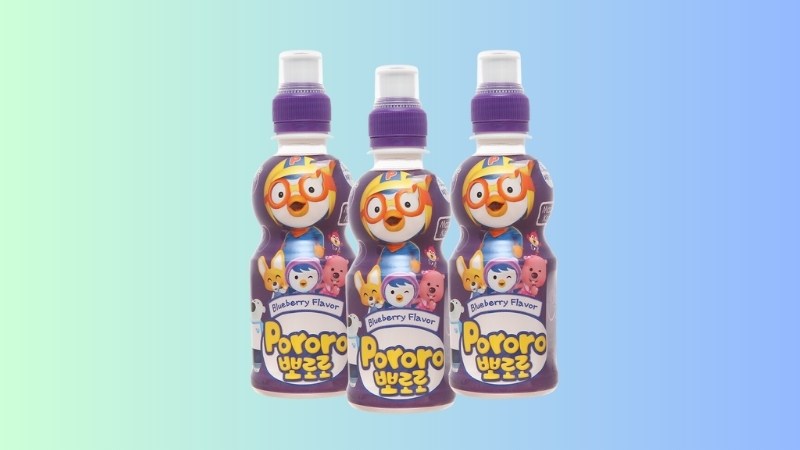 Nước trái cây Pororo hương vị việt quất 235ml