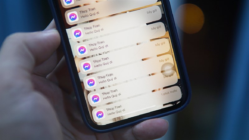Thông báo Messenger không hiện nội dung tin nhắn