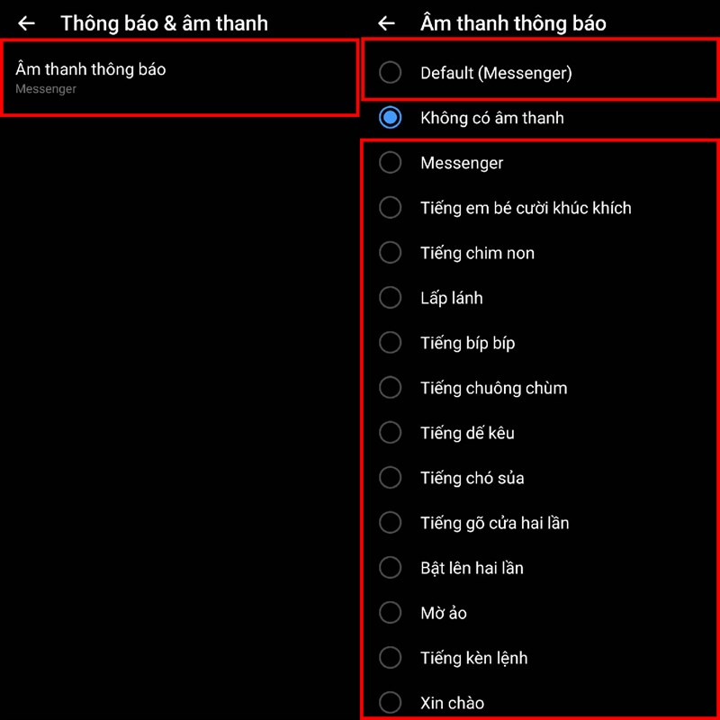 Cách sửa lỗi thông báo Messenger không có tiếng